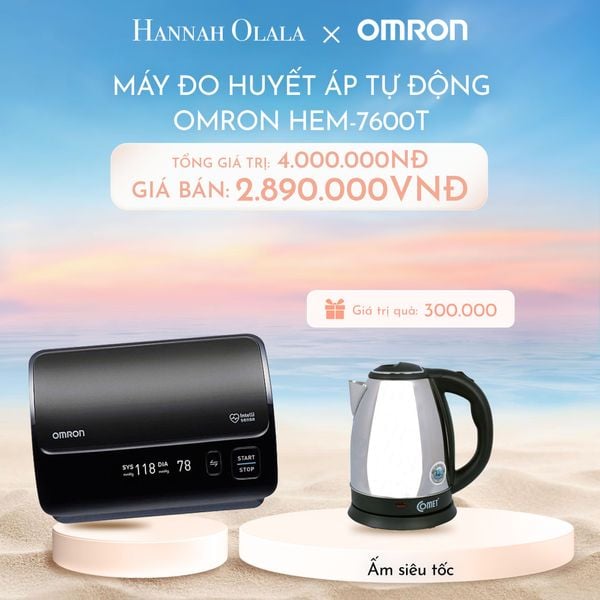  C274_DEAL 6 :MÁY ĐO HUYẾT ÁP TỰ ĐỘNG OMRON HEM-7600T 