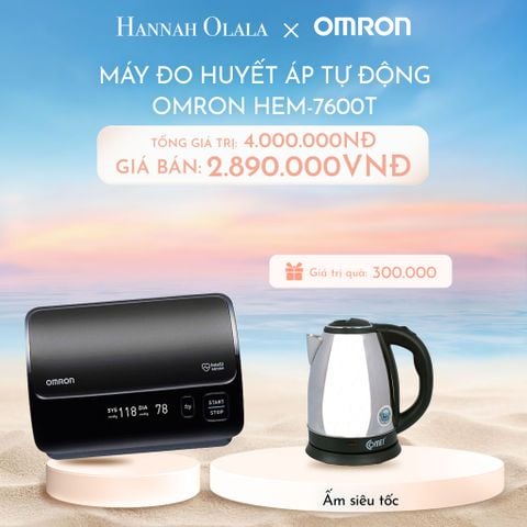  C274_DEAL 6 :MÁY ĐO HUYẾT ÁP TỰ ĐỘNG OMRON HEM-7600T 