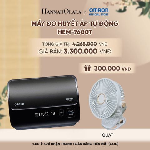  MÁY ĐO HUYẾT ÁP TỰ ĐỘNG OMRON HEM-7600T - A2611 