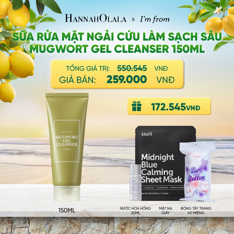  I'M FROM SỮA RỬA MẶT MUGWORT GEL CLEANSER 150ML - A435 