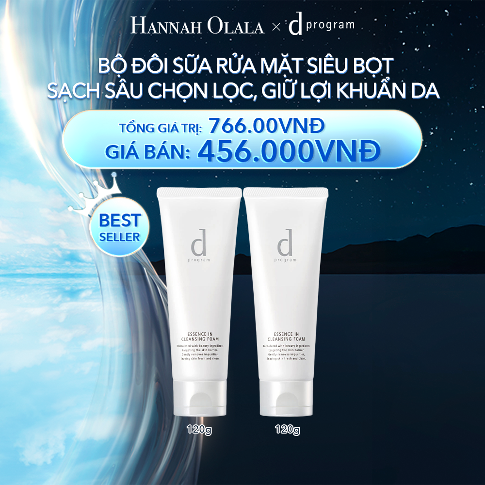  A40_DEAL 9: COMBO SỮA RỬA MẶT SIÊU BỌT D PROGRAM CLEANSING FOAM 120G 