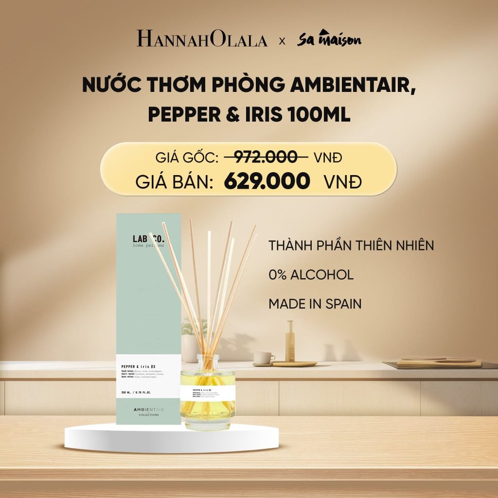  DEAL 4: NƯỚC THƠM PHÒNG KHUẾCH TÁN AMBIENTAIR, DUNG TÍCH 100ML 