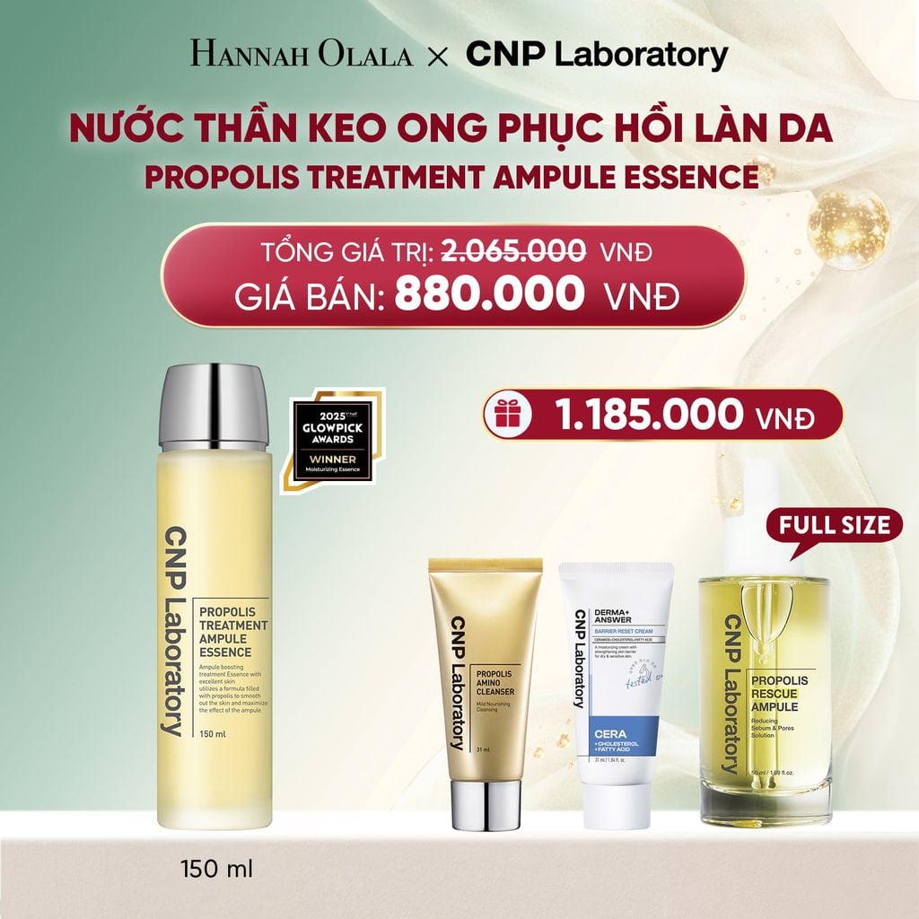  DEAL 51: NƯỚC THẦN KEO ONG PHỤC HỒI LÀN DA PROPOLIS TREATMENT AMPULE ESSENCE 150ML 