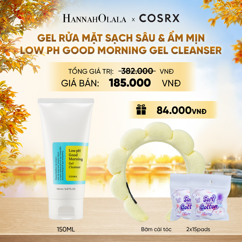  COSRX SỮA RỬA MẶT LOW PH GOOD MORNING GEL CLEANSER 150ML - E675 
