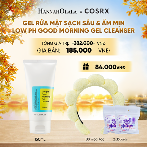  COSRX SỮA RỬA MẶT LOW PH GOOD MORNING GEL CLEANSER 150ML - E675 