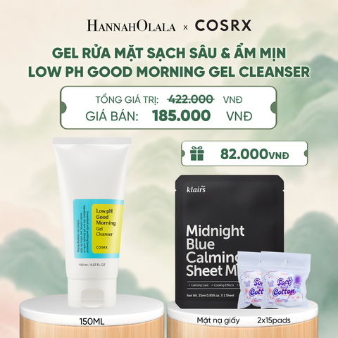  COSRX SỮA RỬA MẶT LOW PH GOOD MORNING GEL CLEANSER 150ML - A1433 