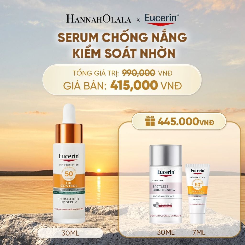  SERUM CHỐNG NẮNG KIỂM SOÁT DẦU EUCERIN OIL CONTROL ULTRA-LIGHT UV DAILY SERUM SPF50+ PA++++ 30ML - B601 