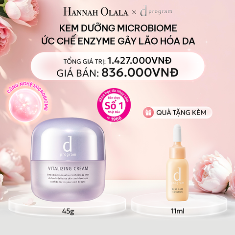 E362: DEAL 8: (01.10 - 04.10) KEM DƯỠNG NGĂN NGỪA LÃO HÓA D PROGRAM VITALIZING CREAM 45G 