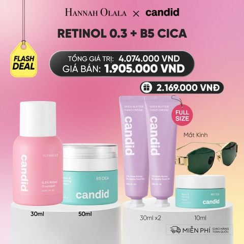  RETINOL 0.3 & B5 CICA BỘ ĐÔI LÀM MỜ NẾP NHĂN VÀ DƯỠNG ẨM PHỤC HỒI CHUYÊN SÂU - DEAL 27:_ A2000 