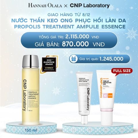  DEAL 1: NƯỚC THẦN KEO ONG PHỤC HỒI LÀN DA PROPOLIS TREATMENT AMPULE ESSENCE 150ML - GIAO HÀNG TỪ 8/12 