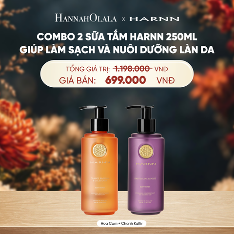  COMBO 2 SỮA TẮM HARNN 250ML GIÚP LÀM SẠCH VÀ NUÔI DƯỠNG LÀN DA - A4053 