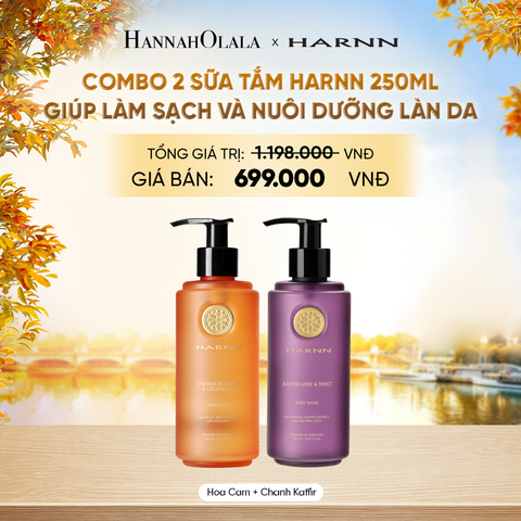  COMBO 2 SỮA TẮM HARNN 250ML GIÚP LÀM SẠCH VÀ NUÔI DƯỠNG LÀN DA - E211 