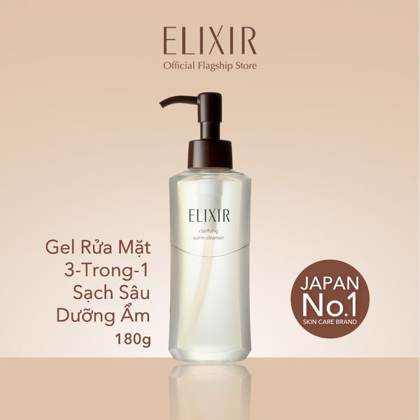  A62: DEAL 27: GEL RỬA MẶT SẠCH SÂU, DƯỠNG ẨM ELIXIR CLARIFYING WARM CLEANSER 