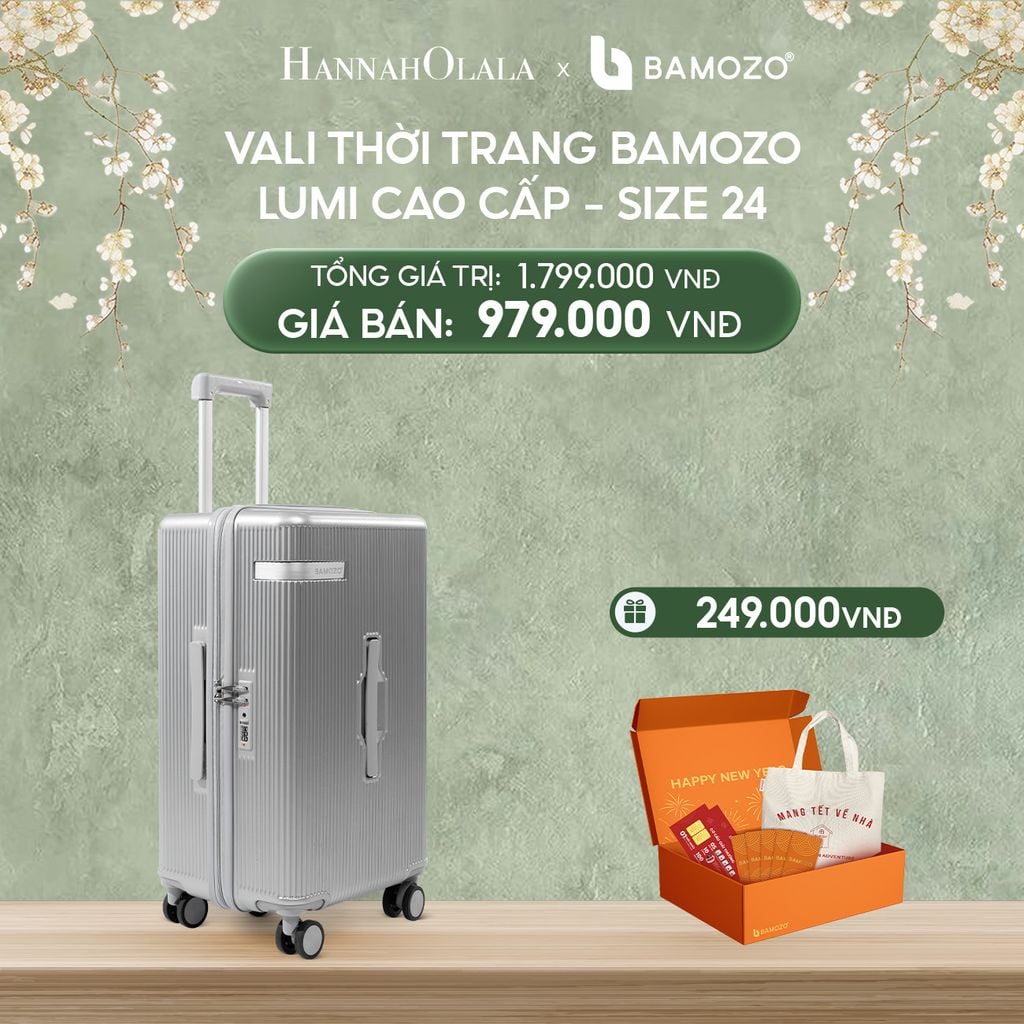  DEAL 1: VALI BAMOZO LUMISPACE CAO CẤP (TẶNG BỘ QUÀ TẾT GỒM LÌ XÌ TẾT, THIỆP TẾT, TÚI TOTE) 
