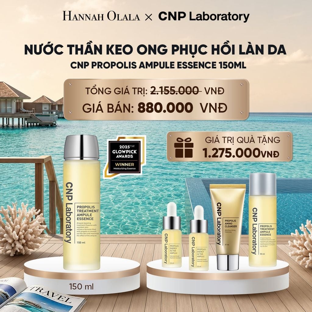 NƯỚC THẦN KEO ONG PHỤC HỒI LÀN DA PROPOLIS TREATMENT AMPULE ESSENCE 150ML 