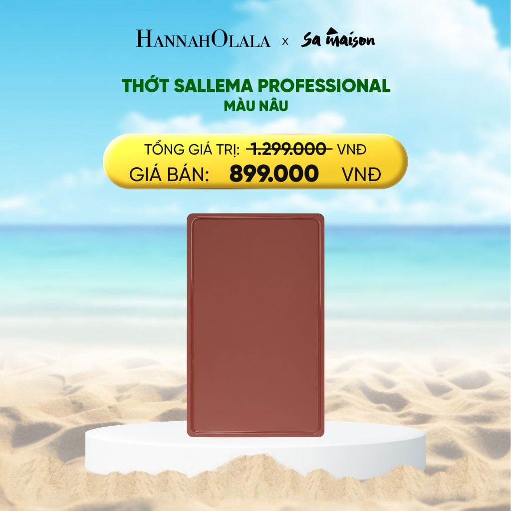  DEAL 8: THỚT SALLEMA PROFESSIONAL - NÂU 