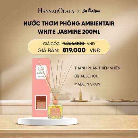  DEAL 3: NƯỚC THƠM PHÒNG KHUẾCH TÁN AMBIENTAIR, DUNG TÍCH 200ML 