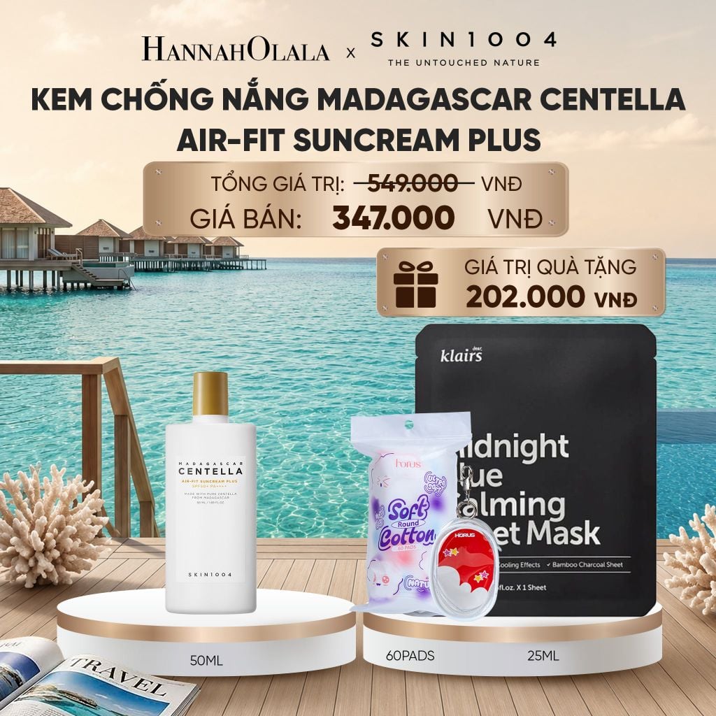  SKIN1004 KEM CHỐNG NẮNG MADAGASCAR CENTELLA AIR-FIT SUNCREAM PLUS 50ML_ D641 