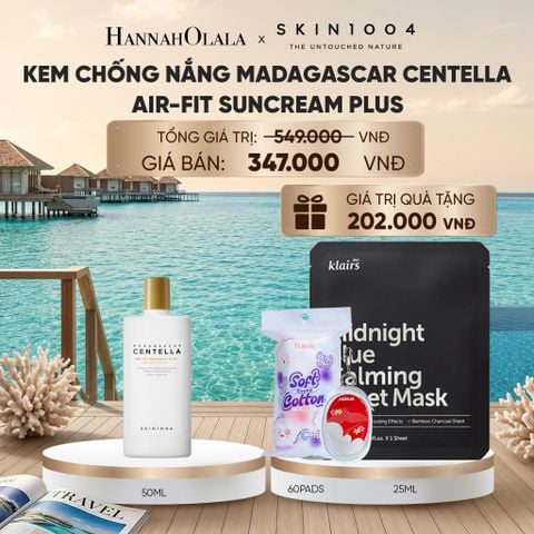  SKIN1004 KEM CHỐNG NẮNG MADAGASCAR CENTELLA AIR-FIT SUNCREAM PLUS 50ML_ D641 