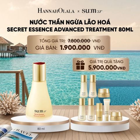  NƯỚC THẦN NGỪA LÃO HOÁ THẾ HỆ 4 SU:M37º SECRET ESSENCE ADVANCED TREATMENT 80ML_ D311 