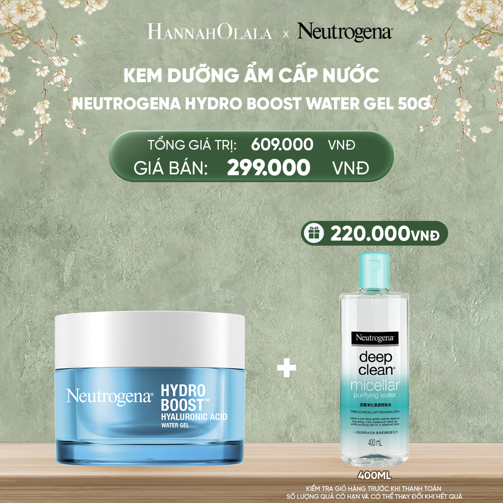  DEAL 1: KEM DƯỠNG ẨM CẤP NƯỚC NEUTROGENA HYDRO BOOST WATER GEL 50G 