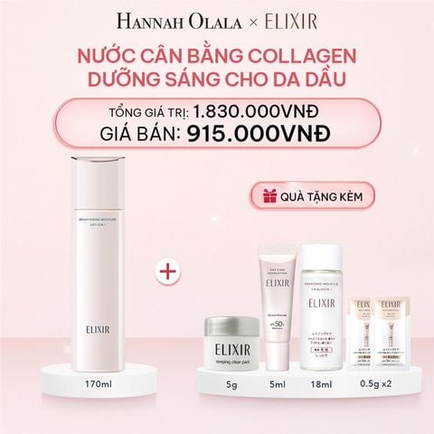  DEAL 28: NƯỚC DƯỠNG TRẮNG DA & NGĂN NGỮA LÃO HÓA ELIXIR WHITE WHITENING CLEAR LOTION T I 170ML 