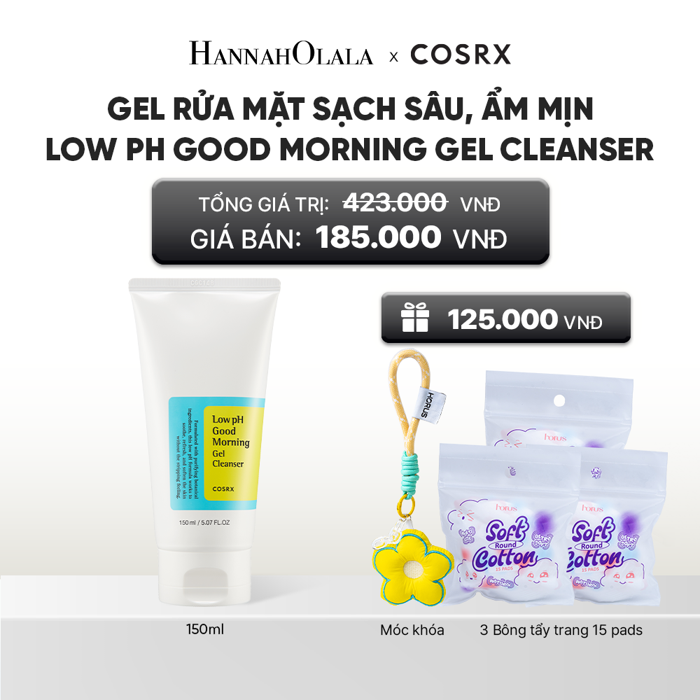  COSRX SỮA RỬA MẶT LOW PH GOOD MORNING GEL CLEANSER 150ML 