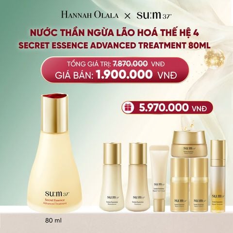  DEAL 28: NƯỚC THẦN NGỪA LÃO HOÁ THẾ HỆ 4 SU:M37º SECRET ESSENCE ADVANCED TREATMENT 80ML 
