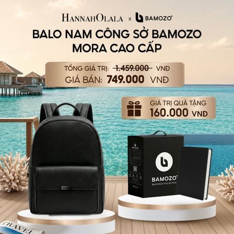  BALO NAM CÔNG SỞ BAMOZO MORA PHONG CÁCH BẮC ÂU DA SAFFIANO CAO CẤP CHỐNG XƯỚC GIỮ FORM (TẶNG HỘP ĐỰNG + SỔ TAY BÌA DA)_ D1490 