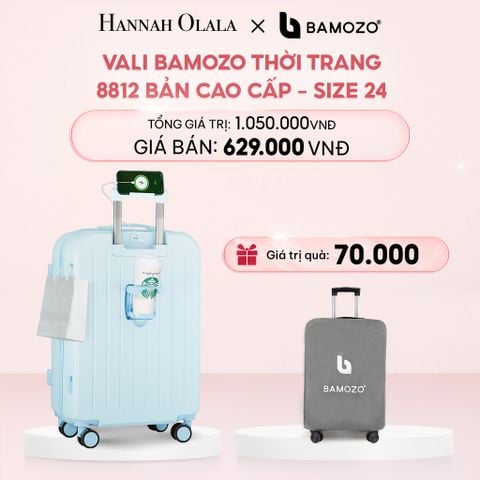  E40_DEAL 3: VALI BAMOZO 8812 CAO CẤP (TẶNG BỌC VALI) 