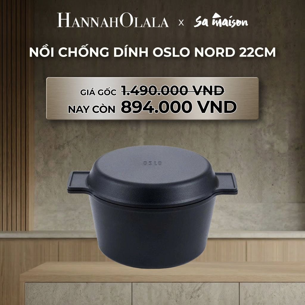  DEAL 12: NỒI QUÁNH CHỐNG DÍNH OSLO 