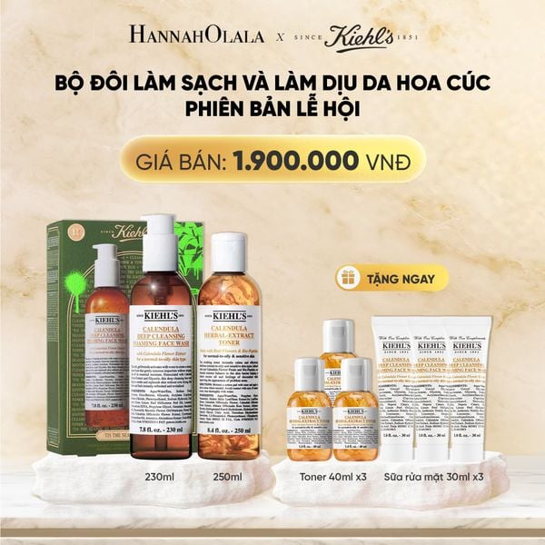  DEAL 10: [PHIÊN BẢN LỄ HỘI 2025] BỘ ĐÔI SỮA RỬA MẶT HOA CÚC 230ML & TONER 250ML 