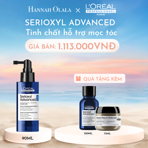  C873_DEAL 1: [FLASH DEAL] TINH CHẤT MỌC TÓC L'ORÉAL PROFESSIONNEL SERIOXYL ADVANCED 90ML - DẠNG XỊT (SPRAY) 