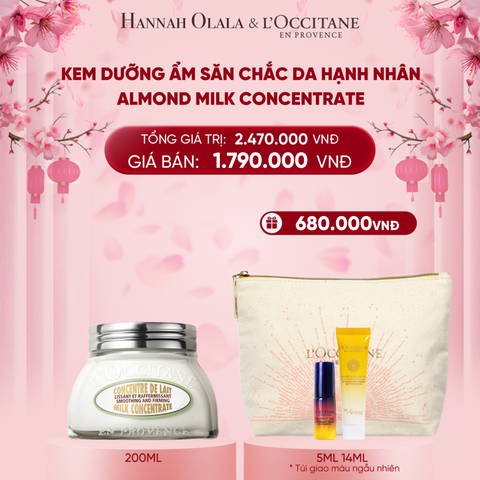  DEAL 1: KEM DƯỠNG THỂ SĂN CHẮC DA HẠNH NHÂN LOCCITANE 200ML 