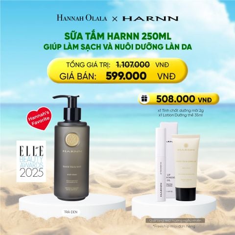  DEAL 1: SỮA TẮM HARNN 250ML GIÚP LÀM SẠCH VÀ NUÔI DƯỠNG LÀN DA 