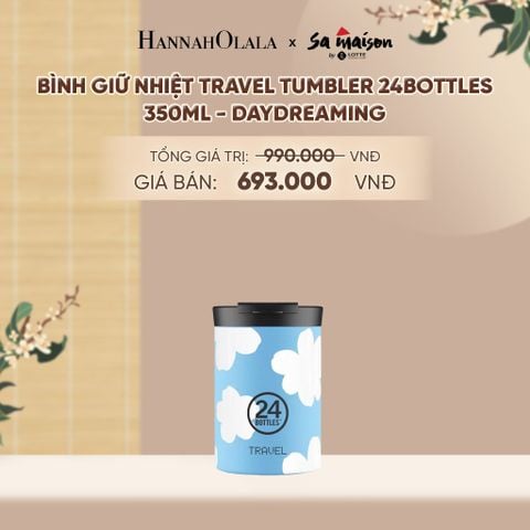  BÌNH GIỮ NHIỆT TRAVEL TUMBLER 24BOTTLES 350ML - DEAL 1 - A1775 