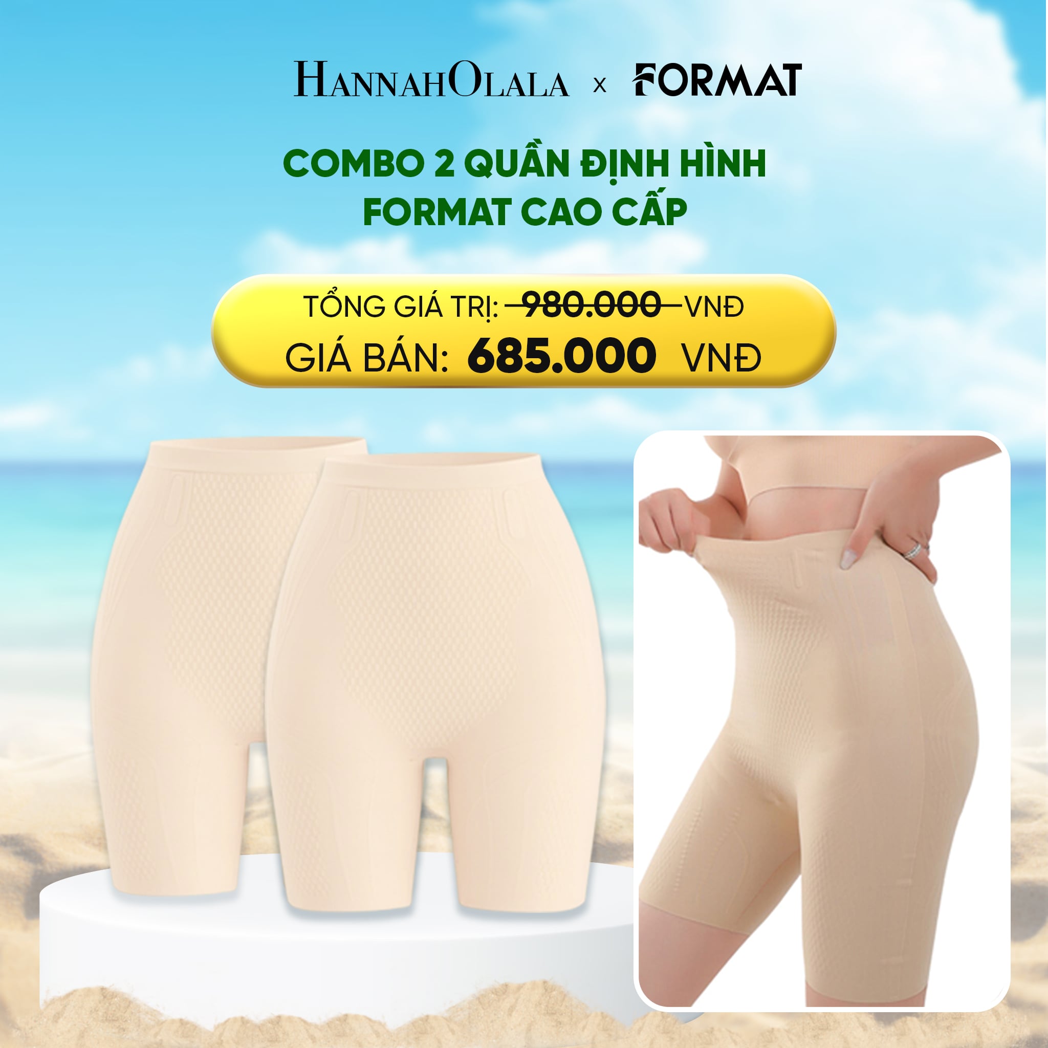  DEAL 5: COMBO 2 QUẦN ĐỊNH HÌNH FORMAT CAO CẤP 