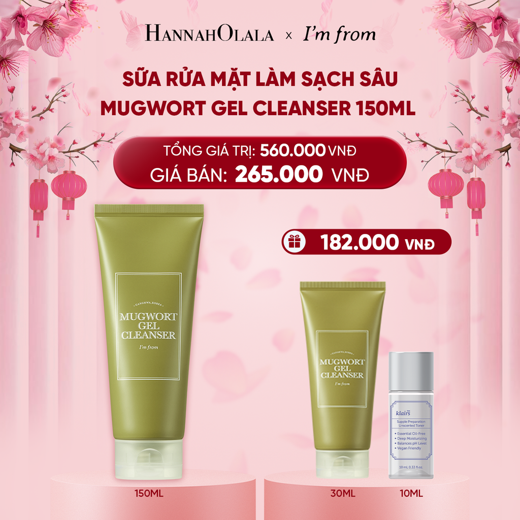  DEAL 1 : I'M FROM SỮA RỬA MẶT MUGWORT GEL CLEANSER 150ML 