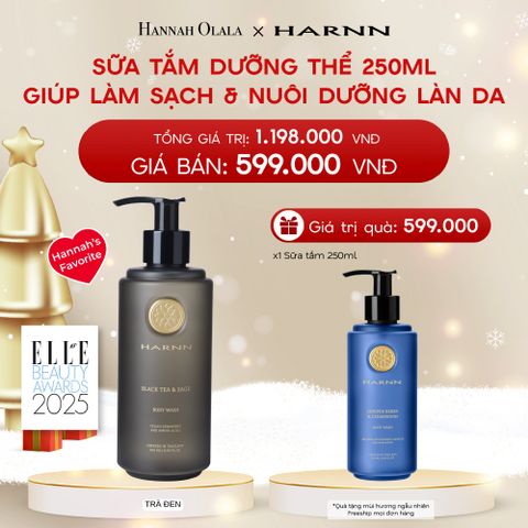  A1091_DEAL 1: [MUA 1 TẶNG 1] GEL TẮM HARNN 250ML GIÚP LÀM SẠCH VÀ NUÔI DƯỠNG LÀN DA 