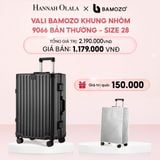  E22_DEAL 2: VALI BAMOZO KHUNG NHÔM 9066 BẢN THƯỜNG (TẶNG BỌC VALI TRONG SUỐT) 