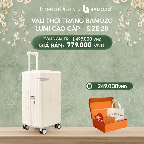  DEAL 1: VALI BAMOZO LUMISPACE CAO CẤP (TẶNG BỘ QUÀ TẾT GỒM LÌ XÌ TẾT, THIỆP TẾT, TÚI TOTE) 