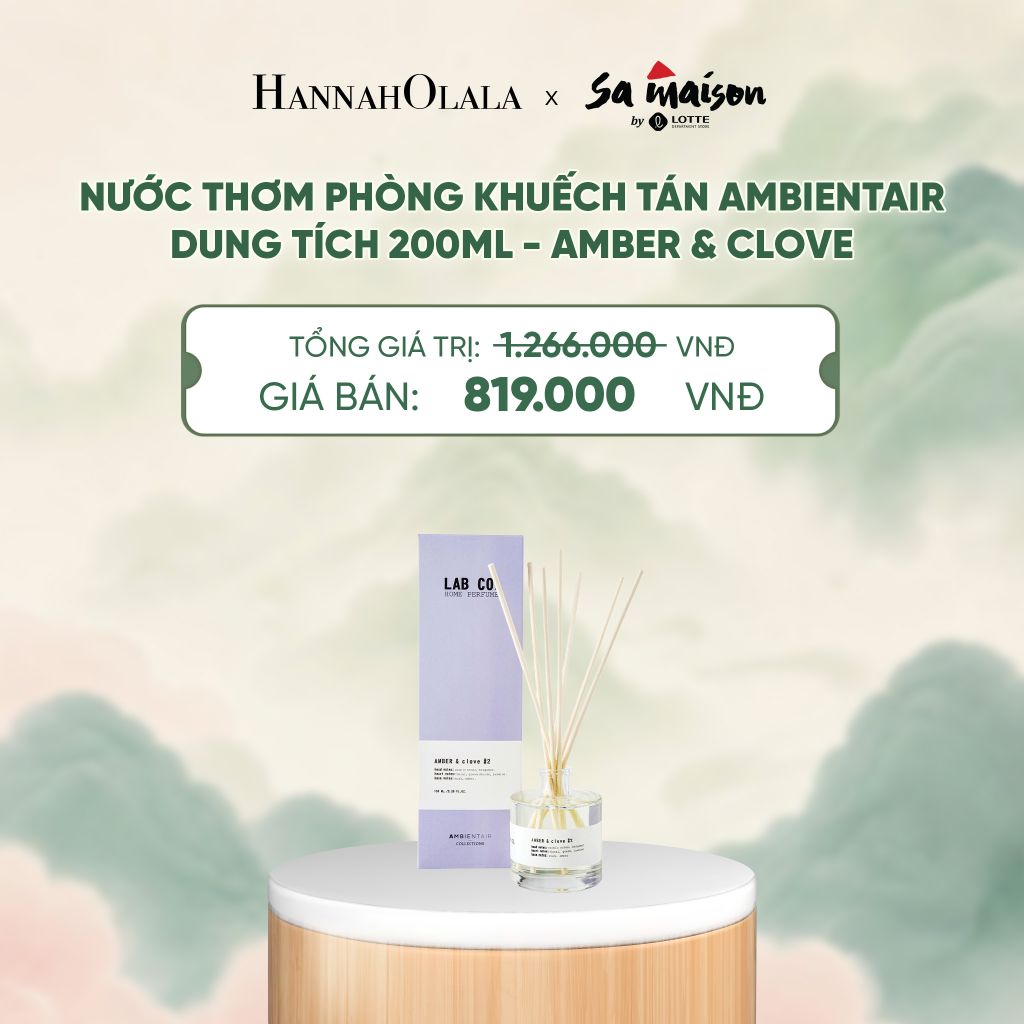 NƯỚC THƠM PHÒNG KHUẾCH TÁN AMBIENTAIR, DUNG TÍCH 200ML - DEAL 2 - A1763 
