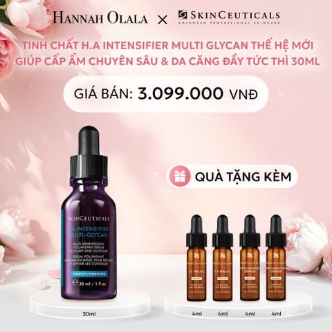  E117: DEAL 1: TINH CHẤT H.A INTENSIFIER MULTI GLYCAN THẾ HỆ MỚI GIÚP CẤP ẨM CHUYÊN SÂU & DA CĂNG ĐẦY TỨC THÌ 30ML 