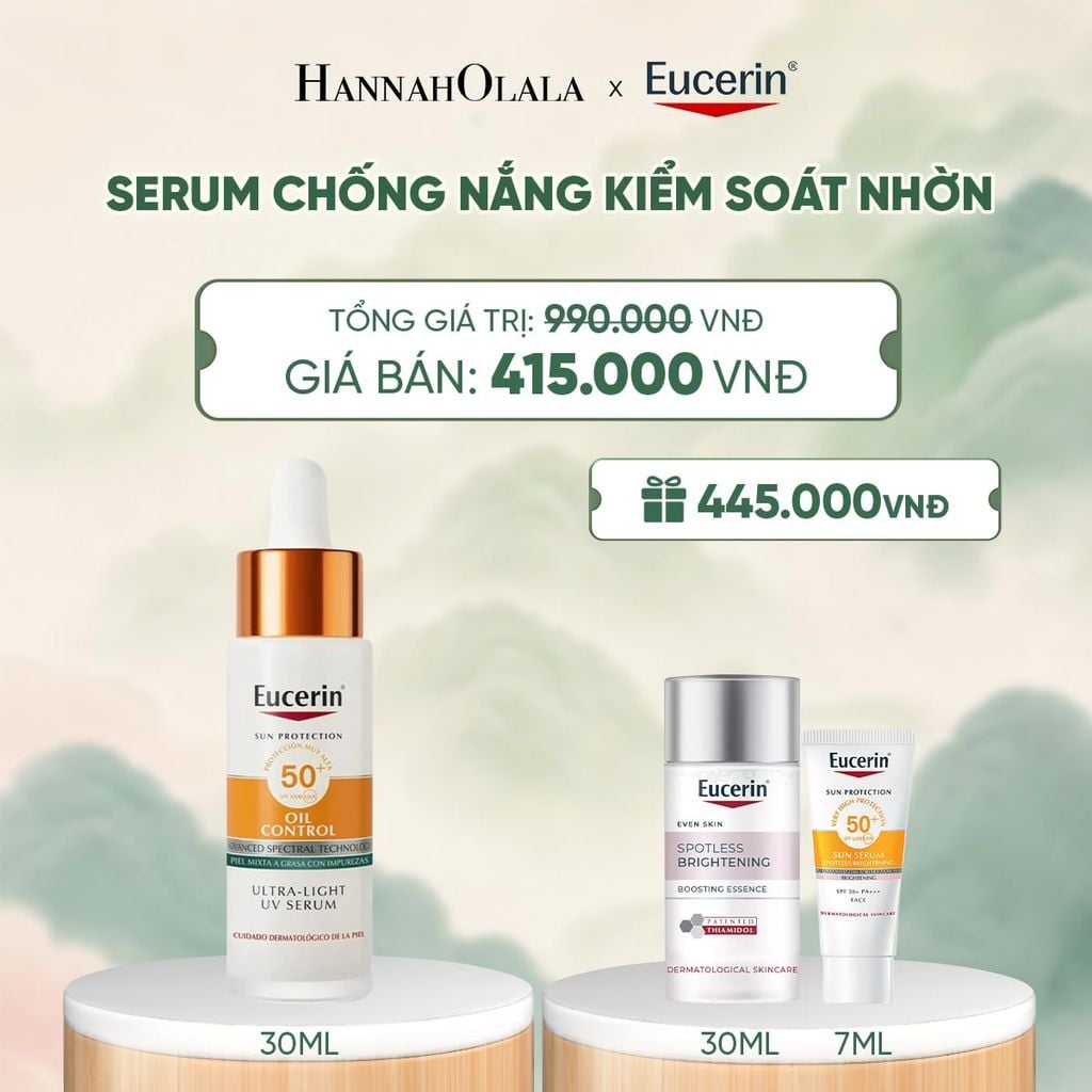  SERUM CHỐNG NẮNG KIỂM SOÁT DẦU EUCERIN OIL CONTROL ULTRA-LIGHT UV DAILY SERUM SPF50+ PA++++ 30ML - A010 
