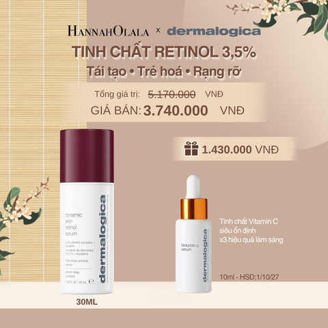  TINH CHẤT TÁI CẤU TRÚC & ĐẢO NGƯỢC LÃO HOÁ DYNAMIC SKIN RETINOL 3,5% 30ML - DEAL 1 - A1513 
