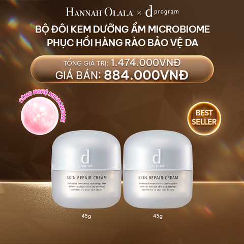  DEAL 1: BỘ ĐÔI KEM DƯỠNG ẨM VÀ PHỤC HỒI DA D PROGRAM SKIN REPAIR CREAM 45G 