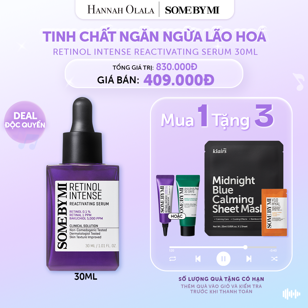  DEAL 1: TINH CHẤT SOME BY MI RETINOL NGĂN NGỪA LÃO HOÁ 30ML 