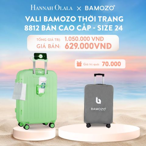  C941_DEAL 3: VALI BAMOZO 8812 CAO CẤP (TẶNG BỌC VALI) 