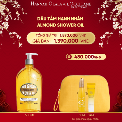  DEAL 2: DẦU TẮM HẠNH NHÂN L'OCCITANE 500ML 