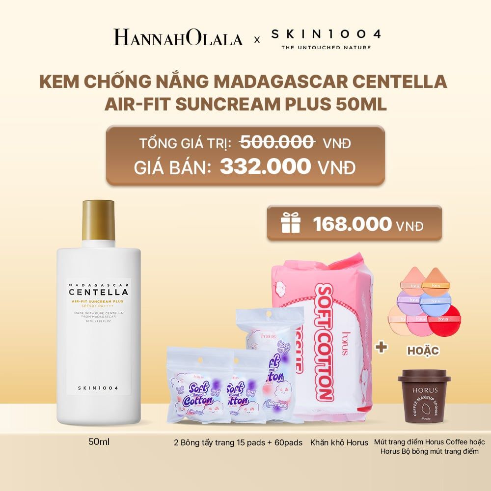  SKIN1004 KEM CHỐNG NẮNG MADAGASCAR CENTELLA AIR-FIT SUNCREAM PLUS 50ML_K190 